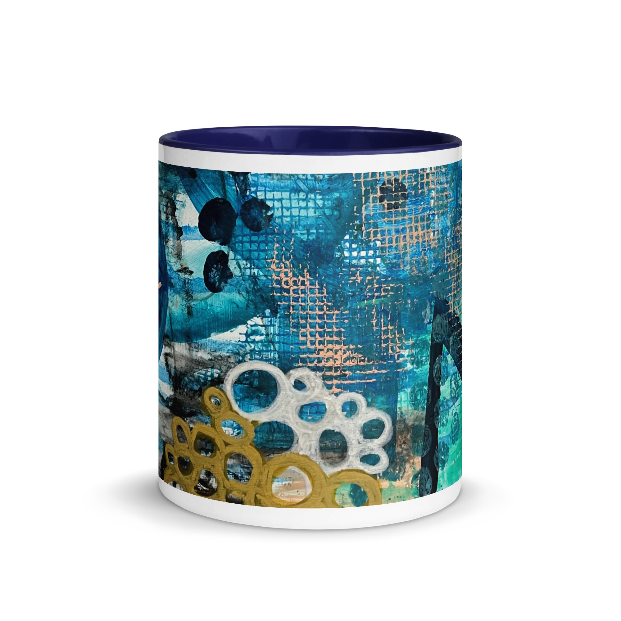 #mydailydose MUG with Dark Blue Character Curiosity 2 - Image 3