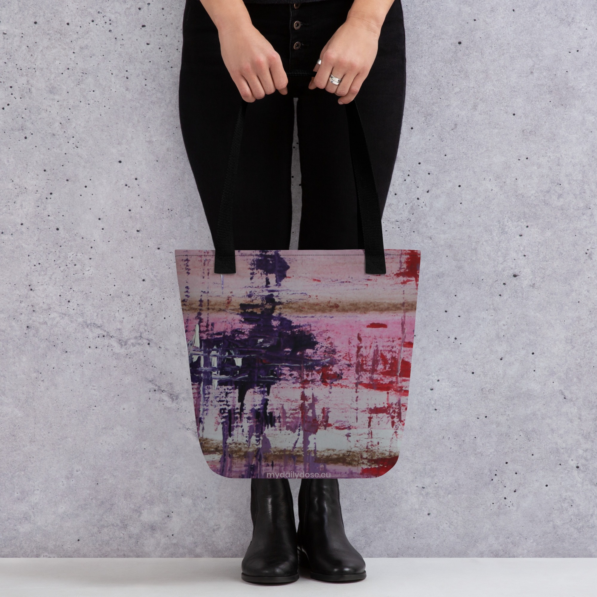 All-Over Print TOTE Pink8 - Image 2