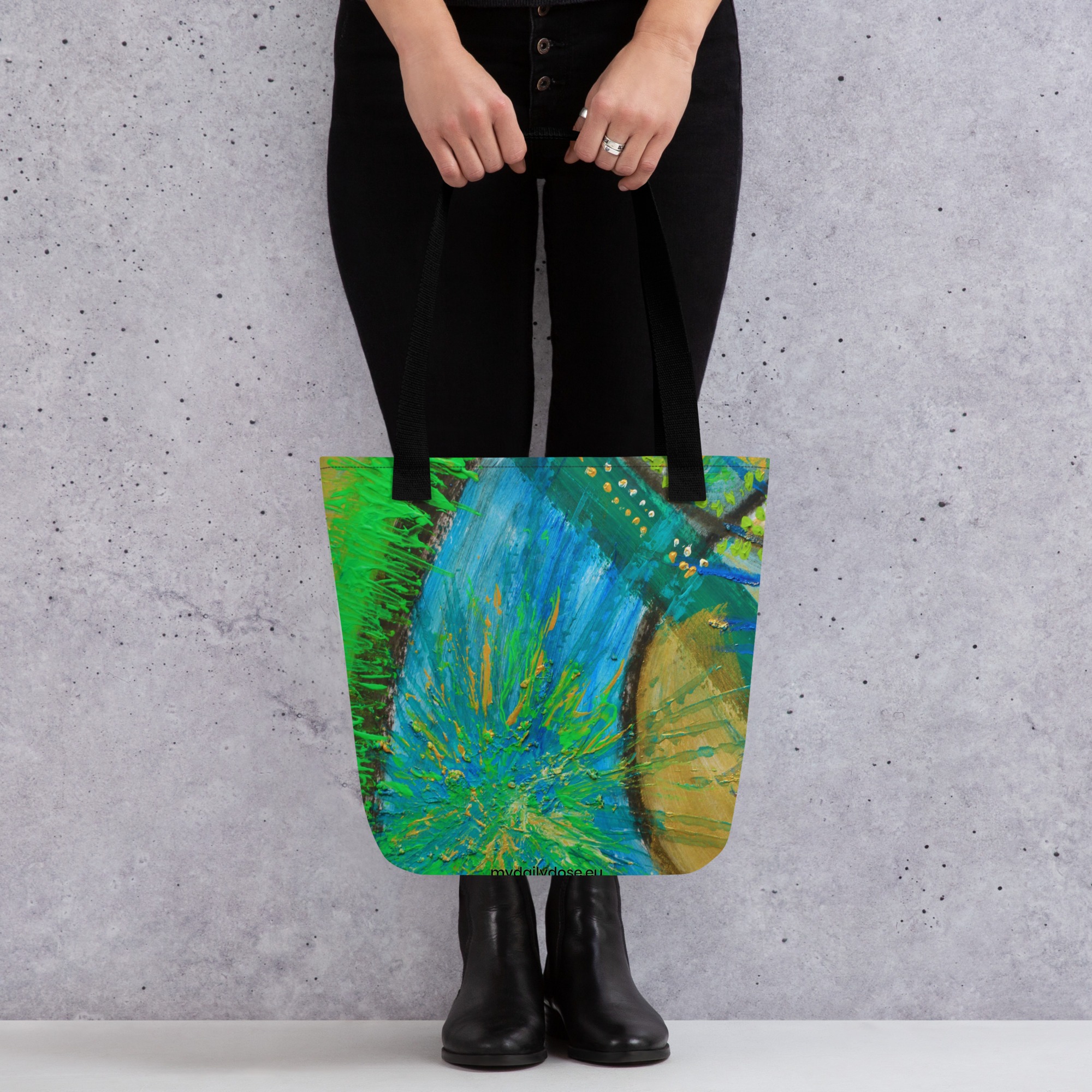 All-Over Print TOTE Green3 - Image 4