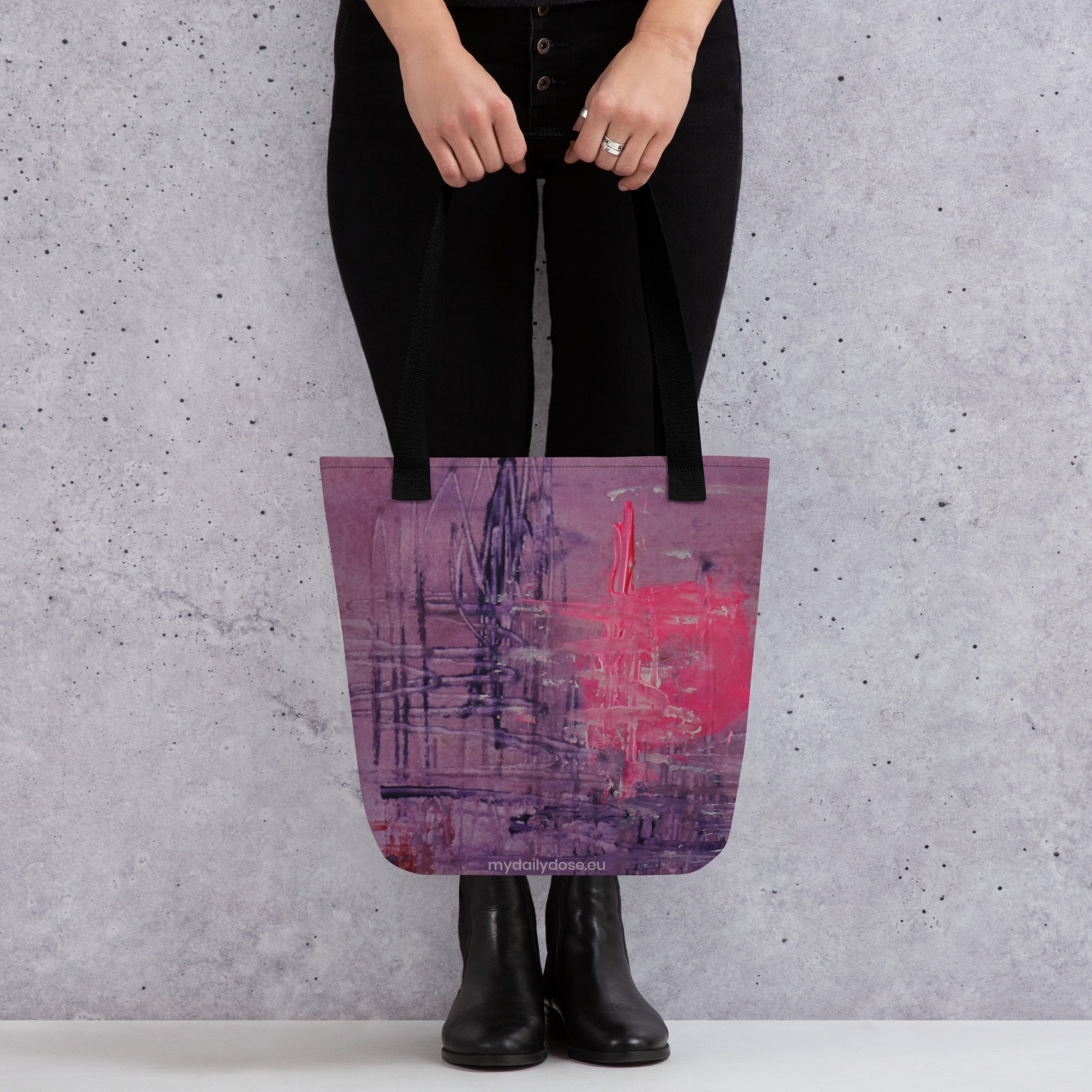 All-Over Print TOTE Pink8 - Image 4