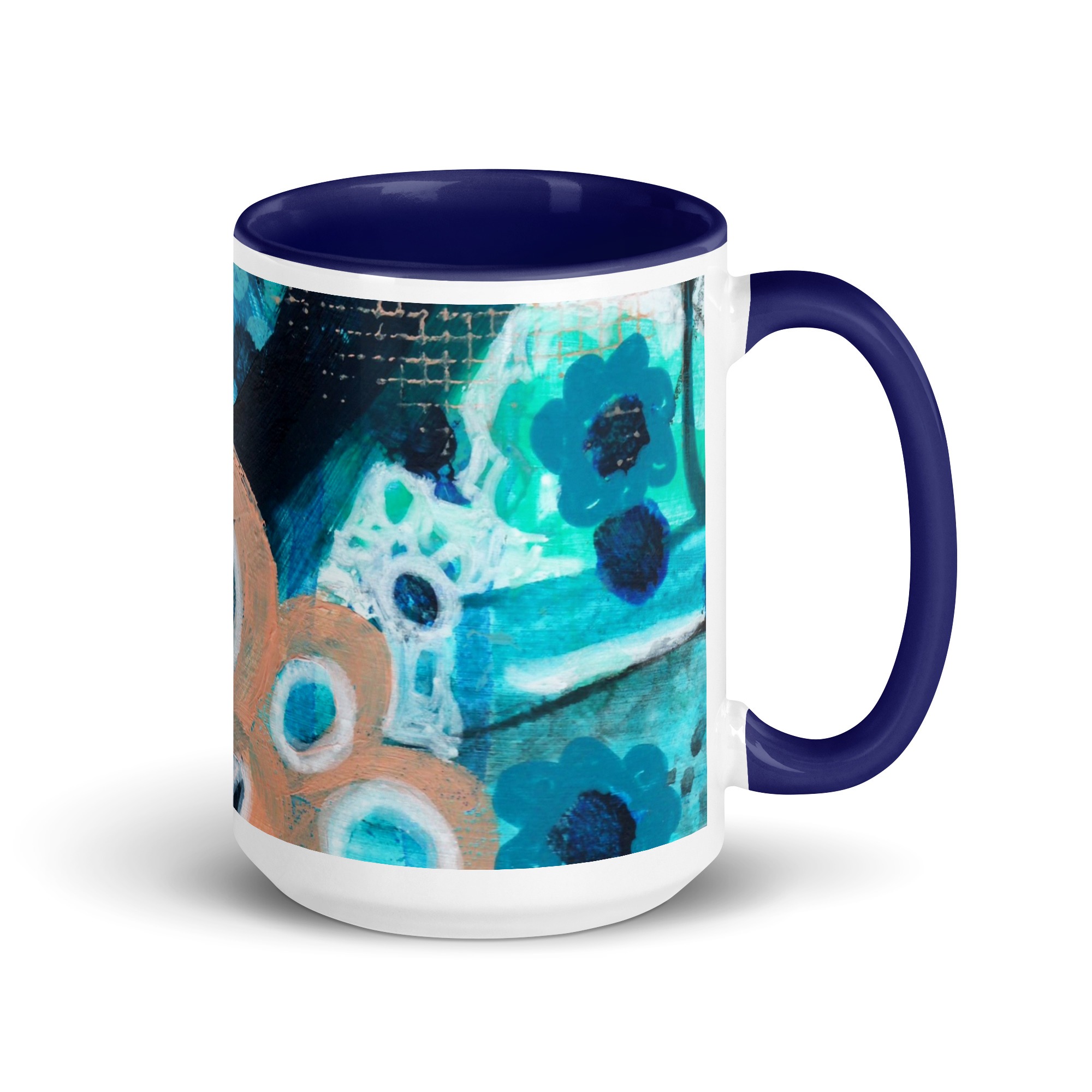 mug dark blue character curiosity1